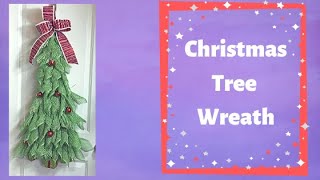 How to make a Christmas tree with Poly Burlap Mesh [upl. by Leaj]