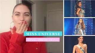 MISS UNIVERSE 2018 FINAL PREDICTIONS  Top 20 Top 3 [upl. by Soll]