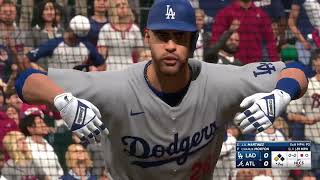 MLB The Show 23 NLCS Dodgers Vs Braves Game 5 ATL Lead Series 31 [upl. by Adabel]