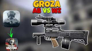 CURSED GROZA amp WARZONE MOBILE VS ARENA BREAKOUT [upl. by Narcissus106]