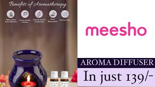 AROMA DIFFUSER FROM MEESHO SALE 😱 [upl. by Nobie85]