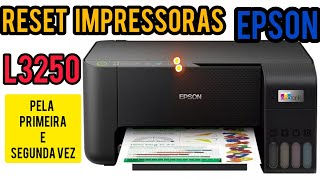 Como Fazer Reset impressora Epson L3250 pela primeira e segunda Vez [upl. by Ramoh]