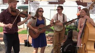 Quit Kickin My Dog Around Empty Bottle String Band 19 August 2017 Jonesborough Farmers Market [upl. by Noyr757]