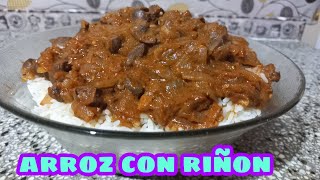 ARROZ Con RIÑÓN  Cómo Limpiar Y Depurar Riñón De Res [upl. by Hanad]