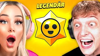 FREUNDIN spielt zum 1 Mal BRAWL STARS [upl. by Miru]