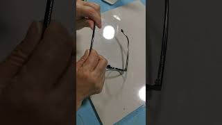 how to adjust tr90 or acetate eyeglasses frame [upl. by Kubiak]