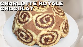 Recette de la charlotte royale au chocolat [upl. by Yrem180]