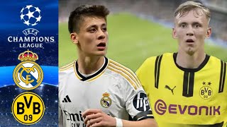 Real Madrid  Borussia Dortmund  UEFA Şampiyonlar Ligi 2024 Maç Özeti [upl. by Arretnahs]