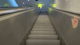 Sweden Stockholm Arlanda Airport  Arlanda Express Train Station 2X escalator [upl. by Agnese]