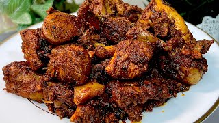 നല്ല നാടൻ ചിക്കൻ പൊരിച്ചത്  Easy Chicken Fry  Thani Nadan Kozhi Porichathu  kannur Kitchen [upl. by Ajad]