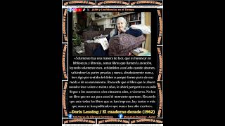 ✓DORIS LESSING «Citas literarias» JARH literatura DorisLessing [upl. by Auohs]