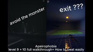 Apeirophobia level 9  10 full walkthrough  How to beat easily Roblox  Apeirophobia [upl. by Shelburne]