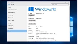 How To Change Your Username  Computer Name In Windows 10 [upl. by Atonsah589]