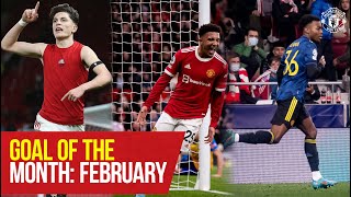 Goal Of The Month February  Sancho Elanga Ronaldo Garnacho amp Zelem  Manchester United [upl. by Constantia]