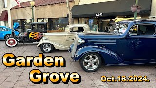 Classic Car Show Historic Main Street Oct182024 Garden Grove California [upl. by Baten]