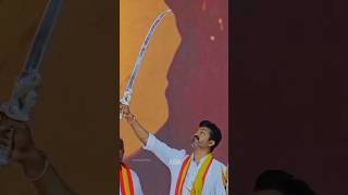 thalapathy vijay X kanda Vara sollunka version thalapathy vijay Maanadu unseen thalapathy have knife [upl. by Ahsoem]