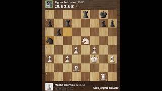 Tigran Petrosian vs Moshe Czerniak • Olympiad  Switzerland 1968 [upl. by Eads]