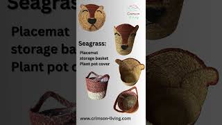 Handmade JuteSeagrass baskets for your home [upl. by Catherine]