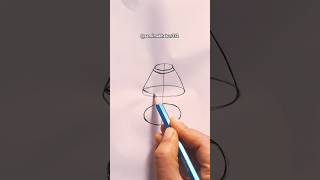 Table lamp drawing youtubeshorts drawing art viral shorts [upl. by Nowad]