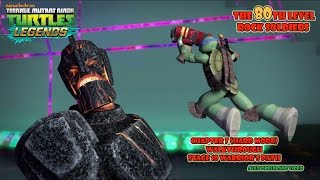 TMNT Legends  Chapter 7 Hard Mode  Walkthrough  Stage 10  The 80th Level Rock Soldiers [upl. by Aikehs225]