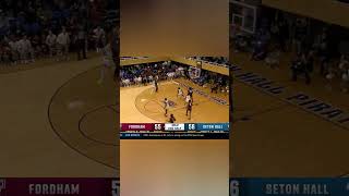 FORDHAM UPSETS SETON HALL AT THE BUZZER shorts [upl. by Eire]