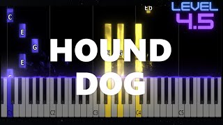 Hound Dog  Elvis Presley  ADVANCEDEPIC Piano Tutorial [upl. by Sad372]