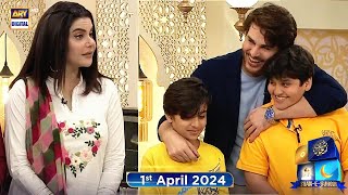 Shan e Suhoor  Ahsan Khan with Kids  1st April 2024  ARY Digital [upl. by Kataway]