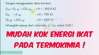 Energi ikat Termokimia  KIMIA SMA [upl. by Yolane]