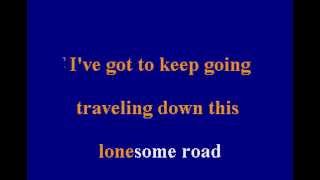 Merle Haggard  Going Where The Lonely Go  Karaoke [upl. by Zoes]