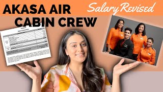 REVISED Cabin Crew Salary In Akasa Air 2023  NEW Cabin crew salaries in India TWINKLE ANAND [upl. by Adaner]