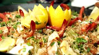 Seafood Paella with Basmati Rice  Food amp Recipes [upl. by Lennej]