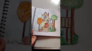 Glimpse Of My Sketch Book😍Satifying ytshorts trending sketchbook subscribe [upl. by Jala480]