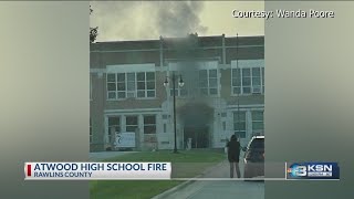 Crews respond to school fire in northwest Kansas [upl. by Wershba]