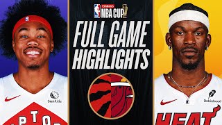 RAPTORS at HEAT  EMIRATES NBA CUP 🏆  FULL GAME HIGHLIGHTS  November 29 2024 [upl. by Burchett]