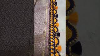 Bridal saree krosha Kuchu Designs weddingsarees [upl. by Goodard433]