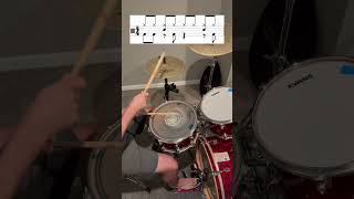 Beginner drum beat Start with beats like this to build your drumming fundamentals drumbeats [upl. by Amara]