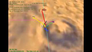 Mars Reconnaissance Orbiter Flying Over Mars [upl. by Noizneb]