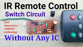 How To Make IR Remote Control ONOFF Switch Circuit Without Any IC Simplest Remote Control Circuit [upl. by Hendrickson]