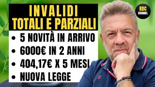 INVALIDI CIVILI TOTALI PARZIALI ➡ ULTIME NOTIZIE DISABILI CAREGIVERS BONUS 40417€ PER 5 MESI [upl. by Vasiliu34]