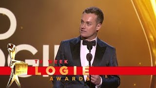 Grant Denyer wins the Gold Logie  TV Week Logie Awards 2018 [upl. by Marduk98]