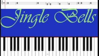 Easy Piano How to play Jingle Bells  Christmas Music Tutorial for Beginners [upl. by Nollie]