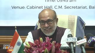 Manipur CM Biren Singh Press Conference says peace accord with insurgent group expected soon [upl. by River95]