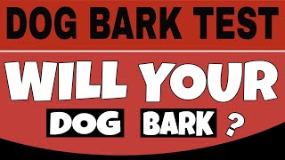 Dog Bark Test  This Sound Will Make Your Dogs Barking [upl. by Dleifyar]