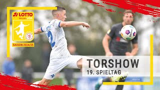 Torshow 19 Spieltag LOTTO Hessenliga 202425 [upl. by Ynnav967]