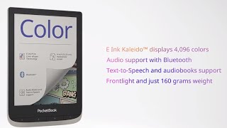 PocketBook Color – your next page is in color Europe’s first color ereader with E Ink Kaleido™ [upl. by Aniret]