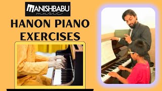 Hanon piano Exercise No 7 piano aur keyboard ke liye dono hathon ki playing  Manish Babu [upl. by Armelda]