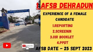 25 September2023 1 Afsb Dehradun ReviewOIR Question  Best review by a candidate afsbssbinterview [upl. by Nylloh]