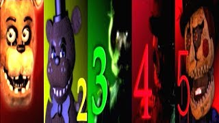 The Return To Freddys 15 Jumpscare Simulator ALL JUMPSCARES [upl. by Simaj95]