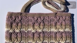 Crochet Cable Bag [upl. by Elbys36]