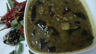 Palakkad Style Mulaku Varutha Puli  Red Chilly Tamarind Curry [upl. by Anthea]